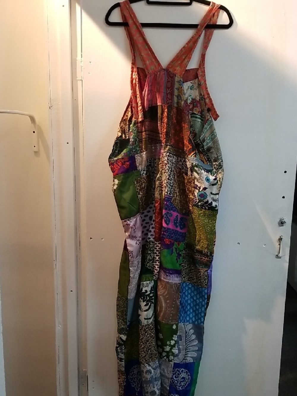 Bohemian Patchwork Overalls - Multicolor - Picture 5 of 6